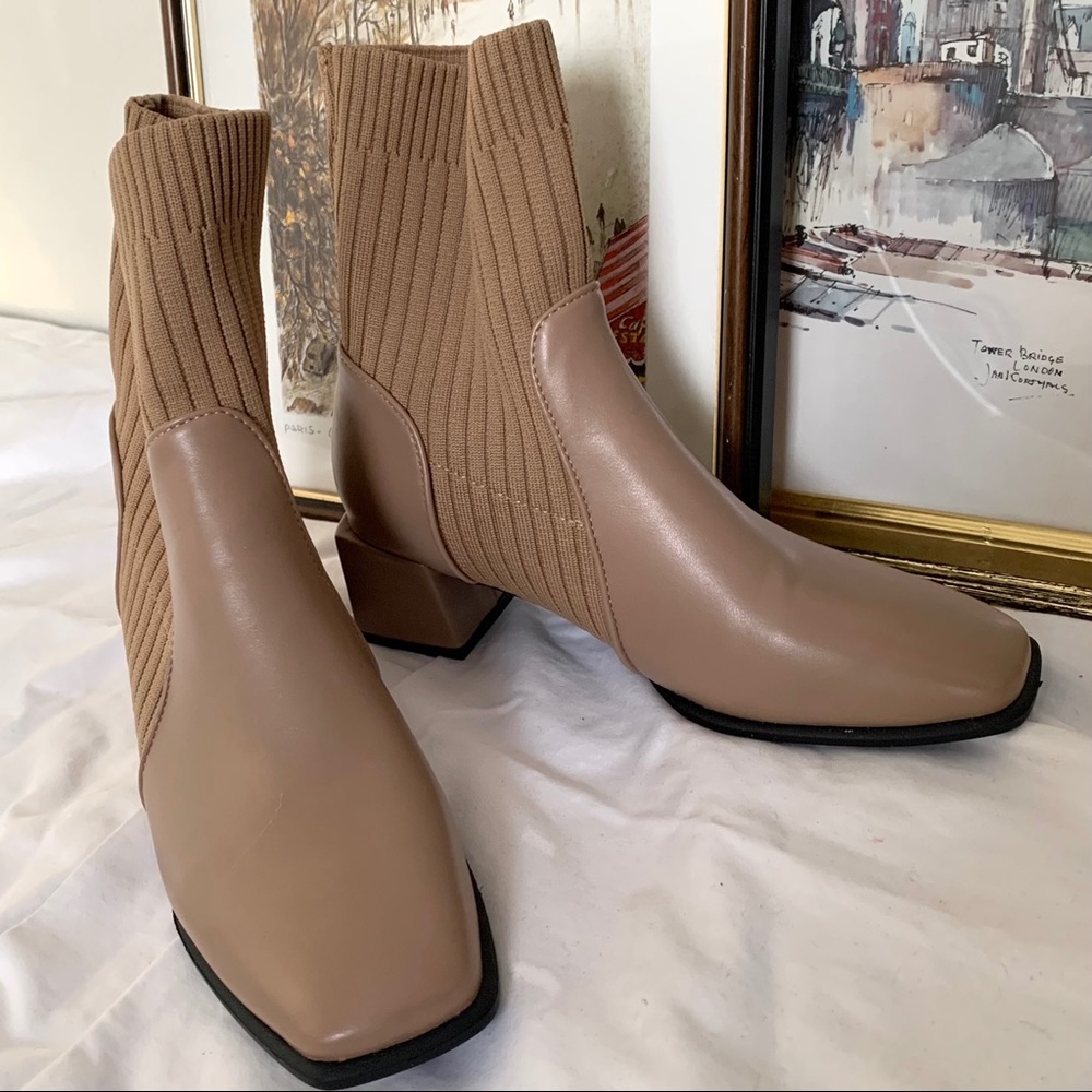 NWOT Sock Boots